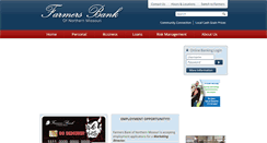 Desktop Screenshot of onlinefarmersbank.com